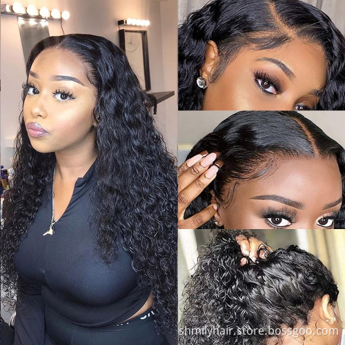 Shmily Glueless 30 inch HD Lace Front Wig Transparent Natural Human Hair Wigs Brazilian 13x6 Lace Frontal Wigs For Black Women